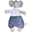Alvin Flat Toy - Natural Rubber and Organic Cotton Alvin Flat Toy - Natural Rubber and Organic Cotton