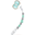 Universal Dummy Clip - Geo Mint/Grey - 100% Food Grade Silicone and Breakaway Clasp! Universal Dummy Clip - Geo Mint/Grey - 100% Food Grade Silicone and Breakaway Clasp!