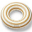 Baloo Swim Ring - Yellow Mellow and Creme de la Creme Stripes