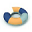 Baloo Swim Ring - Blue Mix