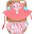 Swim Diaper & Sun Hat Set - Seahorse - UPF 50+ Swim Diaper & Sun Hat Set - Seahorse - UPF 50+