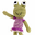 Crocheted Frog Rattle - Pink - Fair Trade Crocheted Frog Rattle - Pink - Fair Trade