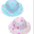 Baby Reversible Summer Hat Anti-UV UPF 50+ Narwhal/Starfish Baby Reversible Summer Hat Anti-UV UPF 50+ Narwhal/Starfish