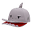 Summer Brim Cap 3D - Shark - Elasticated Cotton (4-6 years) Summer Brim Cap 3D - Shark - Elasticated Cotton (4-6 years)