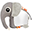 Activity Floor Mirror Elphee - Grey