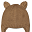 Violet Bonnet - Camel - 100% organic cotton