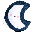 Rattle with Teething Ring - Moon - Cotton