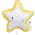 Rattle with Teething Ring - Star - Cotton Rattle with Teething Ring - Star - Cotton