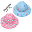 Baby Reversible Summer Hat Anti-UV UPF 50+ Pattern Rainbow+Unicorn Baby Reversible Summer Hat Anti-UV UPF 50+ Pattern Rainbow+Unicorn