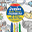 Jumbo Colouring Pad - Blue - 50 large pages!