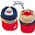 Reversible Kids Cap SPF 50 - Shark+Crab - 100% Cotton Reversible Kids Cap SPF 50 - Shark+Crab - 100% Cotton