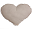 Heart Cushion Small - Powder Heart Cushion Small - Powder