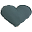 Heart Cushion Medium - Ice Blue Heart Cushion Medium - Ice Blue