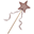 Luna Star Wand - Dusty Pink Sparkling Tulle Luna Star Wand - Dusty Pink Sparkling Tulle