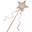 Luna Star Wand - Powder Sparkling Tulle Luna Star Wand - Powder Sparkling Tulle