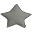 Star Cushion Medium - Silver Grey Star Cushion Medium - Silver Grey