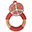 Superfoods Teething Toy Pastel Pomegranate - Silicone and Wood