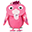 Kids Backpack 1-3 years - Neon Flamingo - Eco-friendly and playful!