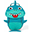 Kids Backpack 1-3 years - Shark - Eco-friendly and playful!