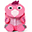 Kids Backpack 3-5 years - Neon Flamingo - Perfect for Preschool and eco-friendly!
