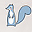 Baby Placemat - Dolomiti Collection - Squirrel Mint - 100% Cotton Baby Placemat - Dolomiti Collection - Squirrel Mint - 100% Cotton