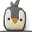 Agnete Cuddle Cloth - Penguin Stone Grey - 100% Organic Cotton Agnete Cuddle Cloth - Penguin Stone Grey - 100% Organic Cotton