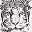 Crazy Animal Embroidery Kit - Tiger - 50x70 cm Crazy Animal Embroidery Kit - Tiger - 50x70 cm