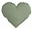 Heart Cushion Small - Sage Green Heart Cushion Small - Sage Green