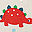 Baby Gift Set - Rainbow Dinos - Bodysuit+Babygrow+Hat