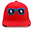 Summer Brim Cap 3D - Monster - Elasticated Cotton (4-6 Years) Summer Brim Cap 3D - Monster - Elasticated Cotton (4-6 Years)