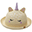 Straw Hat Anti-UV SPF 50+ - Unicorn Straw Hat Anti-UV SPF 50+ - Unicorn