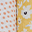 Set of 2 Swaddle Blankets 100 x 100 cm - Boho - 100% Cotton Muslin - Wild Flowers+Dots