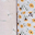 Set of 2 Swaddle Blankets 100 x 100 cm - Boho - 100% Cotton Muslin - Vintage Floral+Dragonfly