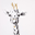Giraffe Oil Painting with Golden Details - 30x40 cm
