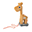 Pull Along Toy Raffi -Mustard - Develop Motor Skills