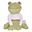 Gemba the Frog Soft Toy - 100% Organic Cotton