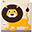 Storage Box - Yellow Lion - Suitable for Ikea Kallax Storage Box - Yellow Lion - Suitable for Ikea Kallax