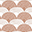 Crib Fitted sheet - Rainbows Terracotta 70x140cm
