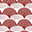 Crib Fitted sheet - Rainbows Burgundy 70x140cm