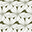 Crib Fitted sheet - Flowers olive green 70x140cm