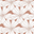 Crib Fitted sheet - Flowers terracotta 70x140cm Crib Fitted sheet - Flowers terracotta 70x140cm