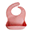 Waterproof Bib with Pocket - 100% Food-Grade Silicone - Pink Confetti Waterproof Bib with Pocket - 100% Food-Grade Silicone - Pink Confetti