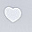 NannaDì Amelie Baby Nest - Pearl Hearts - with Mattress - 85x50 cm