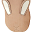 Kapi Leather Mittens - Bunny - Handmade Kapi Leather Mittens - Bunny - Handmade