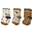 Silas Socks Friendship Sandy Mix - 3 pack - Elasticated Cotton Silas Socks Friendship Sandy Mix - 3 pack - Elasticated Cotton