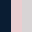Stackable Container for Milk Powder or Snack - Dark Blue/Grey/Pink - With 3 Hermetic and Stackable Compartments
