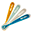 4 Ergonomic First Age Spoons Set - Silicone - Storm - Handy for Adults and Delicate for Children 4 Ergonomic First Age Spoons Set - Silicone - Storm - Handy for Adults and Delicate for Children