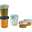 6 Jars Set - 2x90 ml + 2x150 ml + 2x250 ml - Practical and Stackable 6 Jars Set - 2x90 ml + 2x150 ml + 2x250 ml - Practical and Stackable