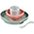 Meal Set - 4 pcs - Silicone - Eucalyptus