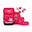 School Set with Cubo Backpack, Sport Bag, Hard Case, Pencilcase and 5 Kletties - Cindarella School Set with Cubo Backpack, Sport Bag, Hard Case, Pencilcase and 5 Kletties - Cindarella